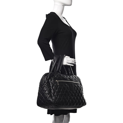 Chanel Lambskin Coco Cocoon Bowler Black 2 of 9