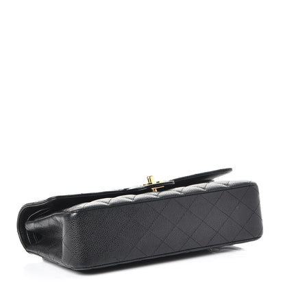 Chanel Caviar Quilted Medium Double Flap Black 5 of 9