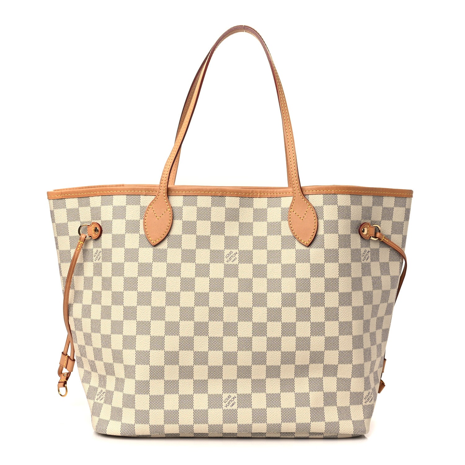 Louis Vuitton Damier Azur Neo Neverfull MM Rose Ballerine 3 of 7