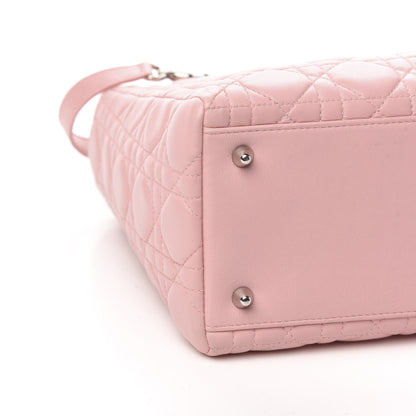 Christian Dior Lambskin Cannage Medium Lady Dior Light Pink 7 of 9