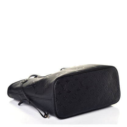 Louis Vuitton Empreinte Monogram Giant Neverfull MM Black 4 of 8