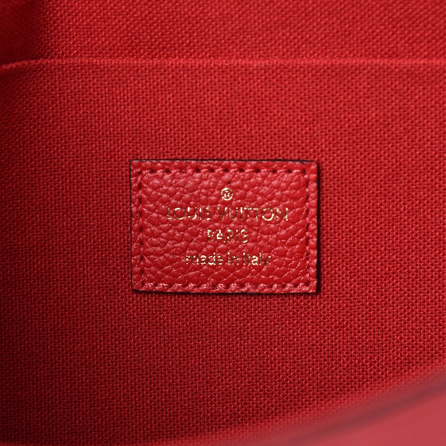 Empreinte Pochette Felicie Chain Wallet Cherry
