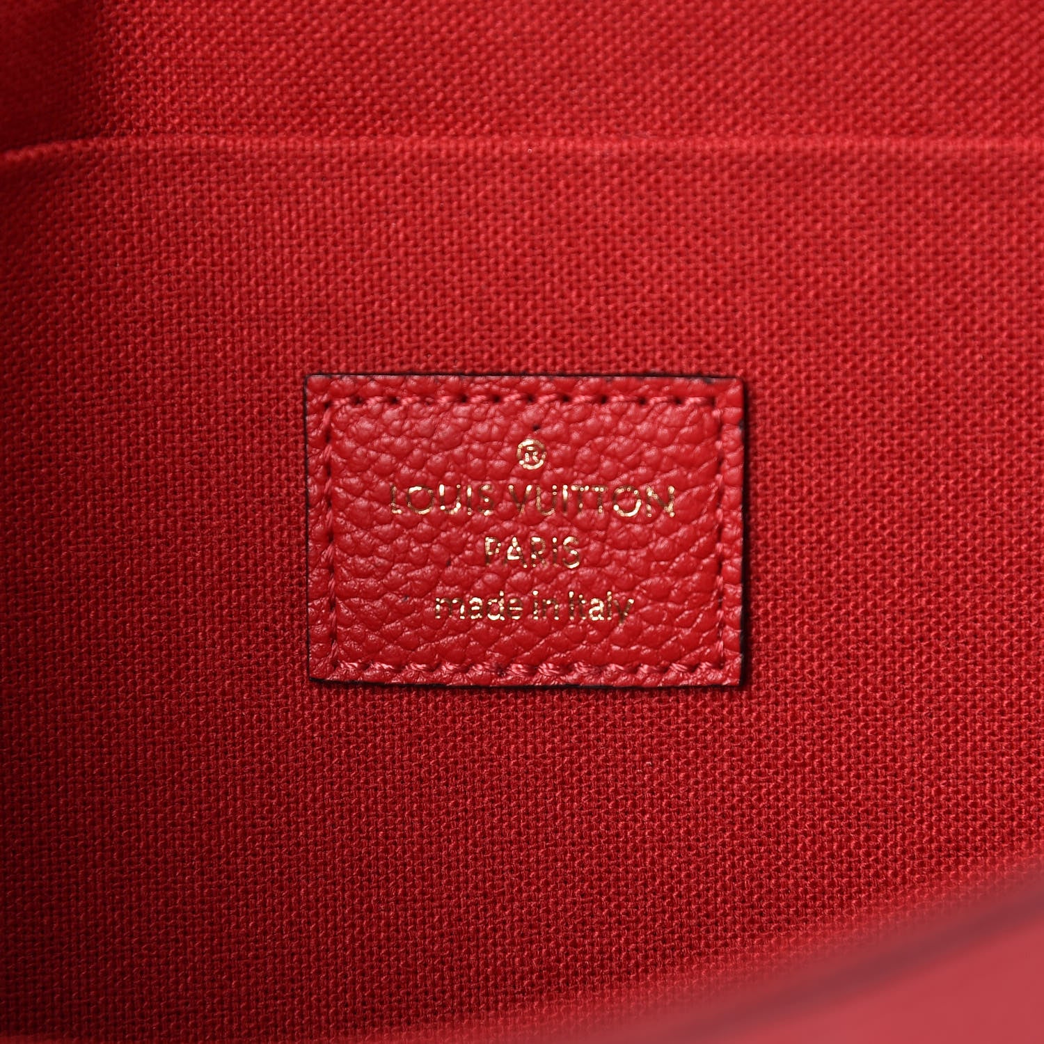 Louis Vuitton Empreinte Pochette Felicie Chain Wallet Cherry 7 of 10