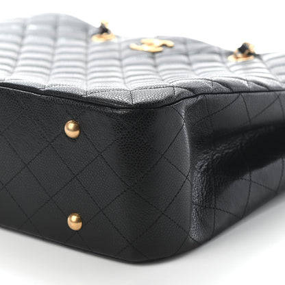 Chanel Caviar Quilted Large Shopping Tote Black 9 of 9