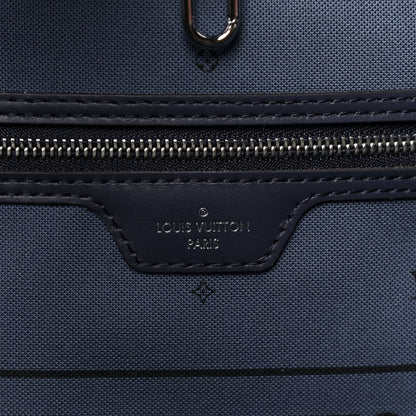 Louis Vuitton Monogram Escale Neverfull MM Blue 8 of 9