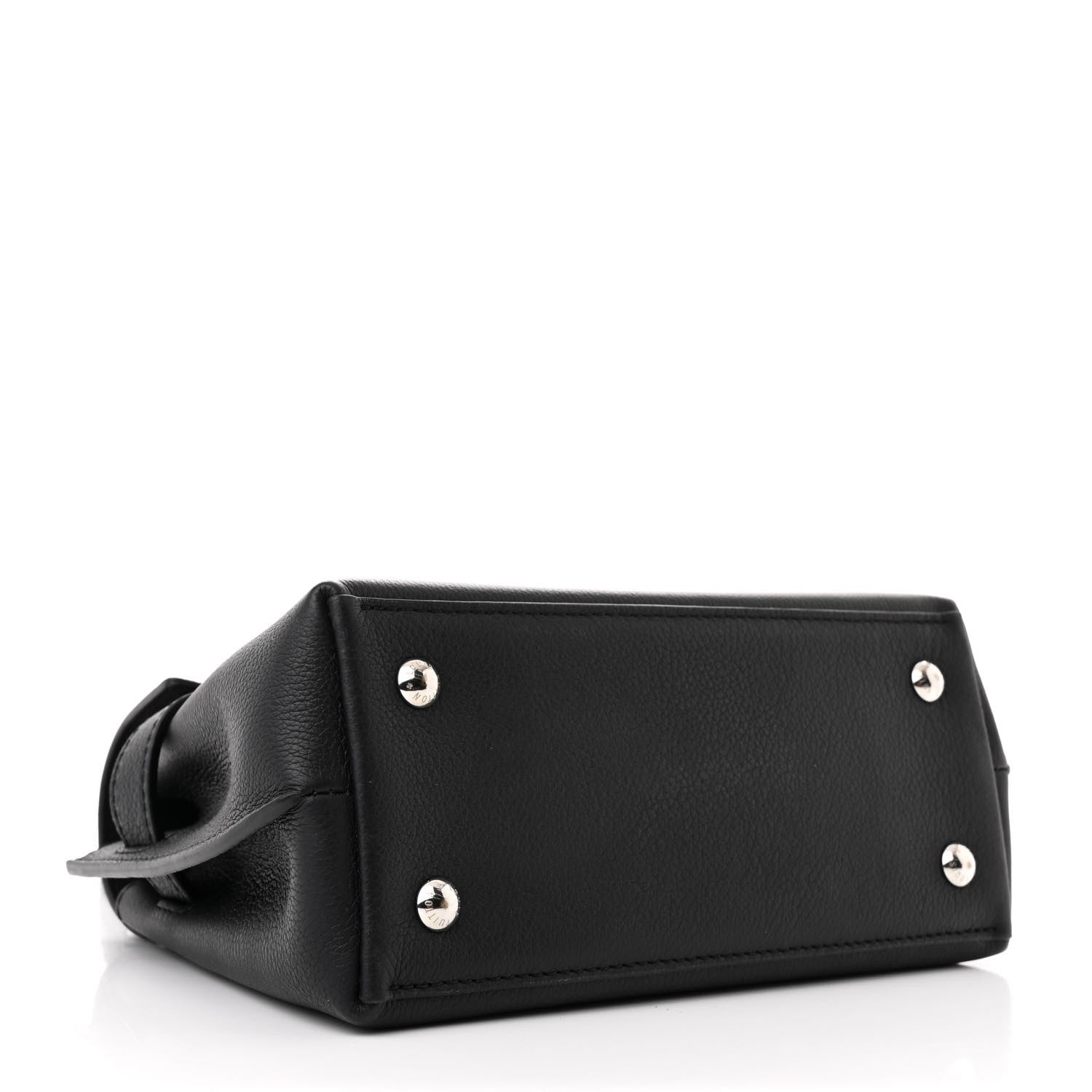 Louis Vuitton Calfskin Lockme Ever Mini Black 4 of 9