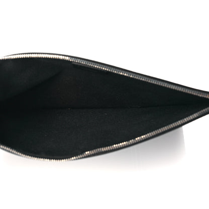 Givenchy Calfskin Bambi Print Medium Cosmetic Pouch Black 5 of 11