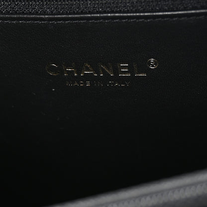 Chanel Caviar Quilted Medium CC Filigree Vanity Case Black 6 of 11