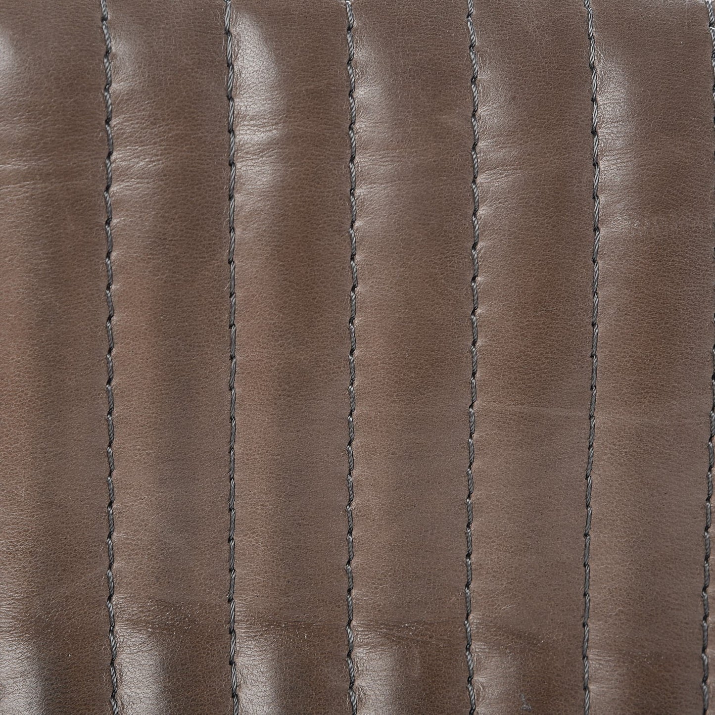 Lambskin Vertical Quilted East West Flap Brown