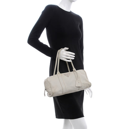 Prada Vitello Bauletto Talco 2 of 28