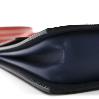Hermes Epsom Vache Hunter Swift Sacabar Bleu Indigo Sienne 9 of 10