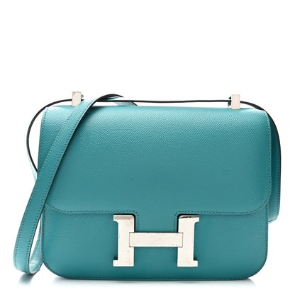 Hermes Epsom Constance 24 Bleu Paon 1 of 10