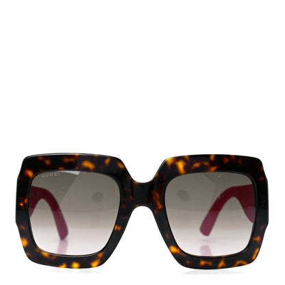 Gucci Square Frame GG0102S Sunglasses Glitter Pink Multi 2 of 9