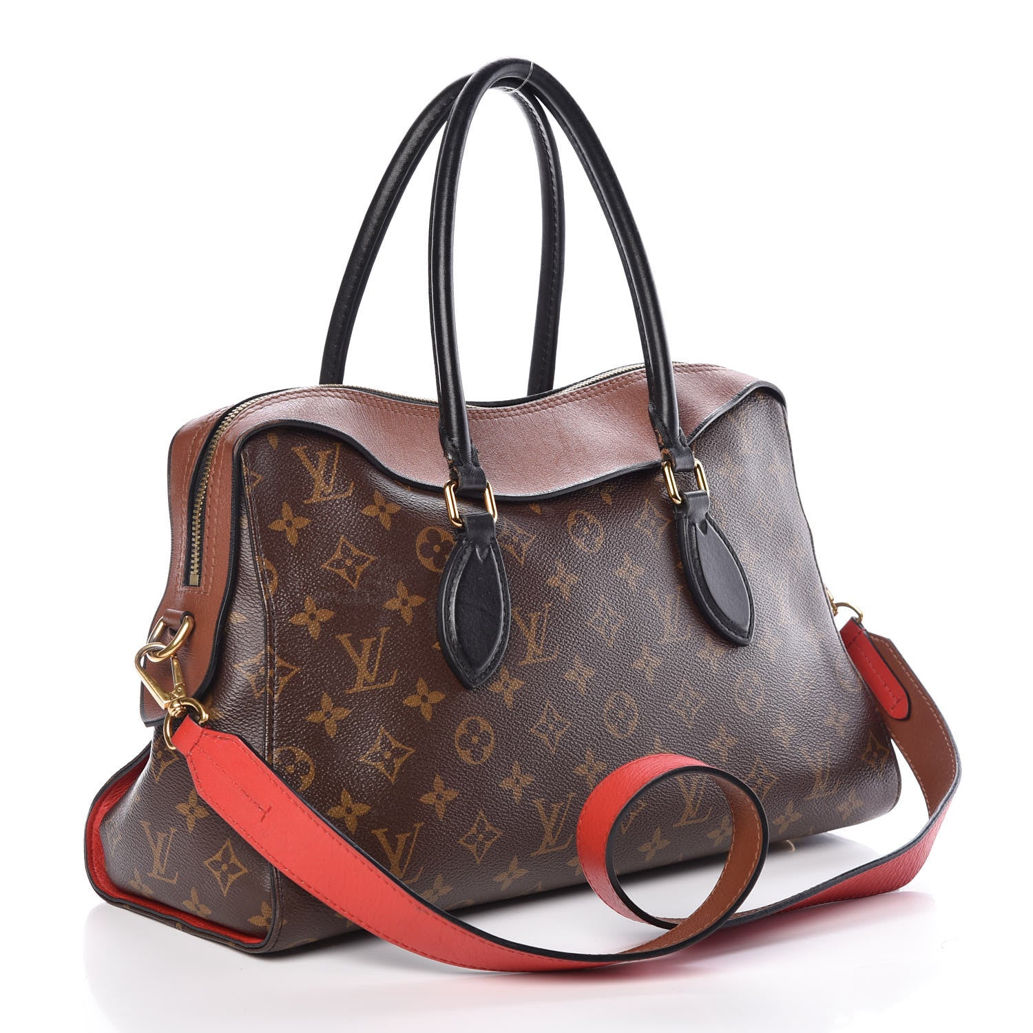 Louis Vuitton Monogram Tuileries Caramel Rouge 4 of 18