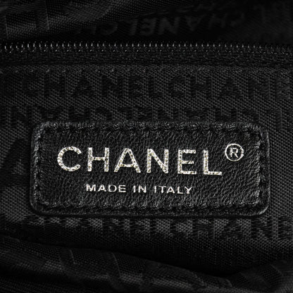 Chanel Lambskin Stitched Medium Ultimate Soft Tote Black 6 of 8