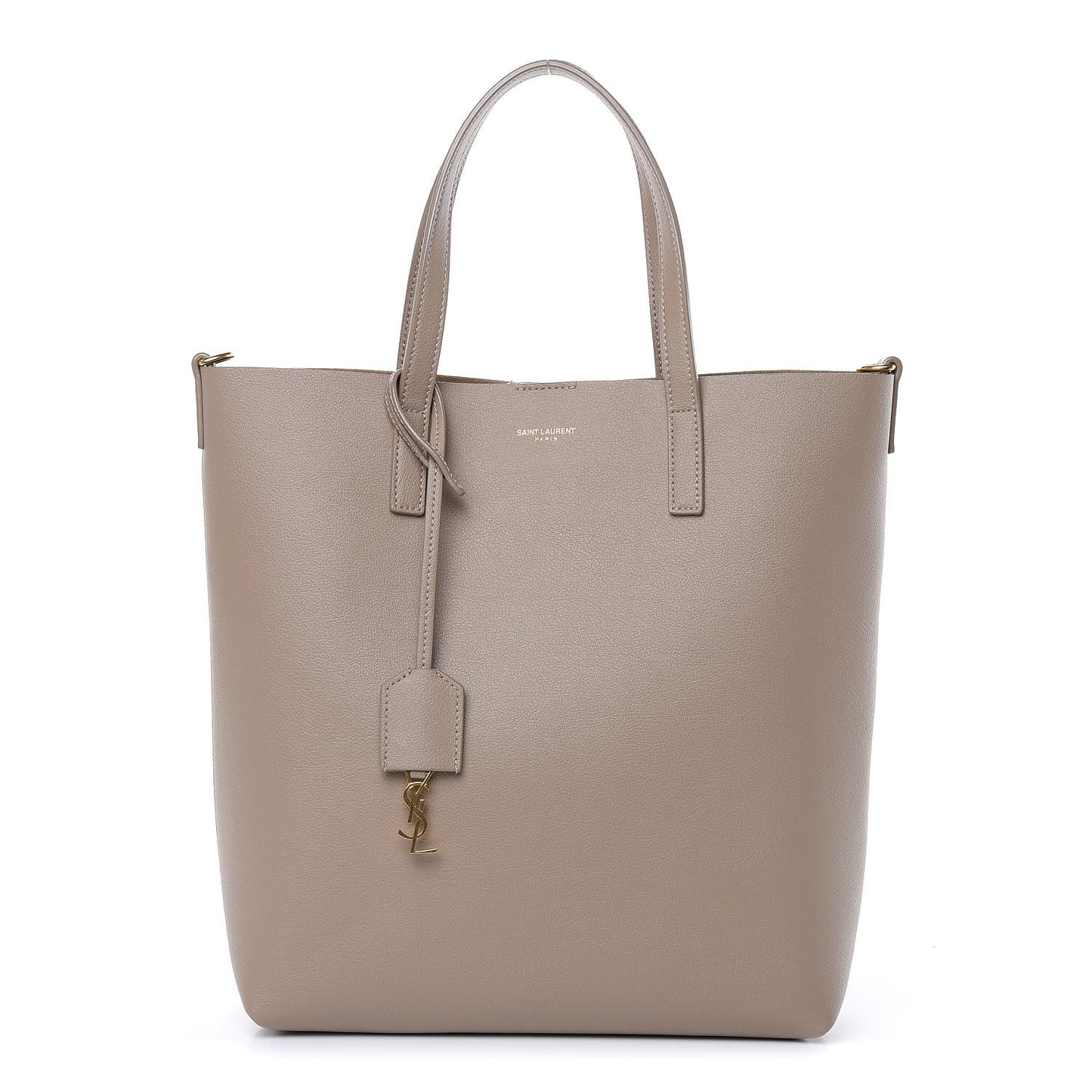 Calfskin Toy Shopping Tote Dark Beige