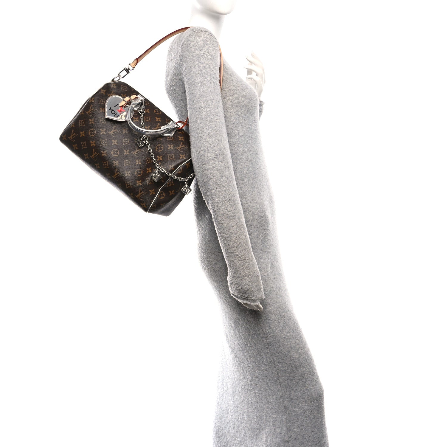 Louis Vuitton Monogram 57th Street NYC Speedy Soft 30 Silver 2 of 9
