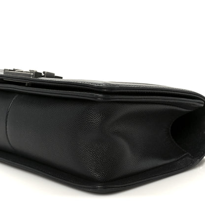 Chanel Caviar Quilted Medium Boy Flap Black 10 of 11