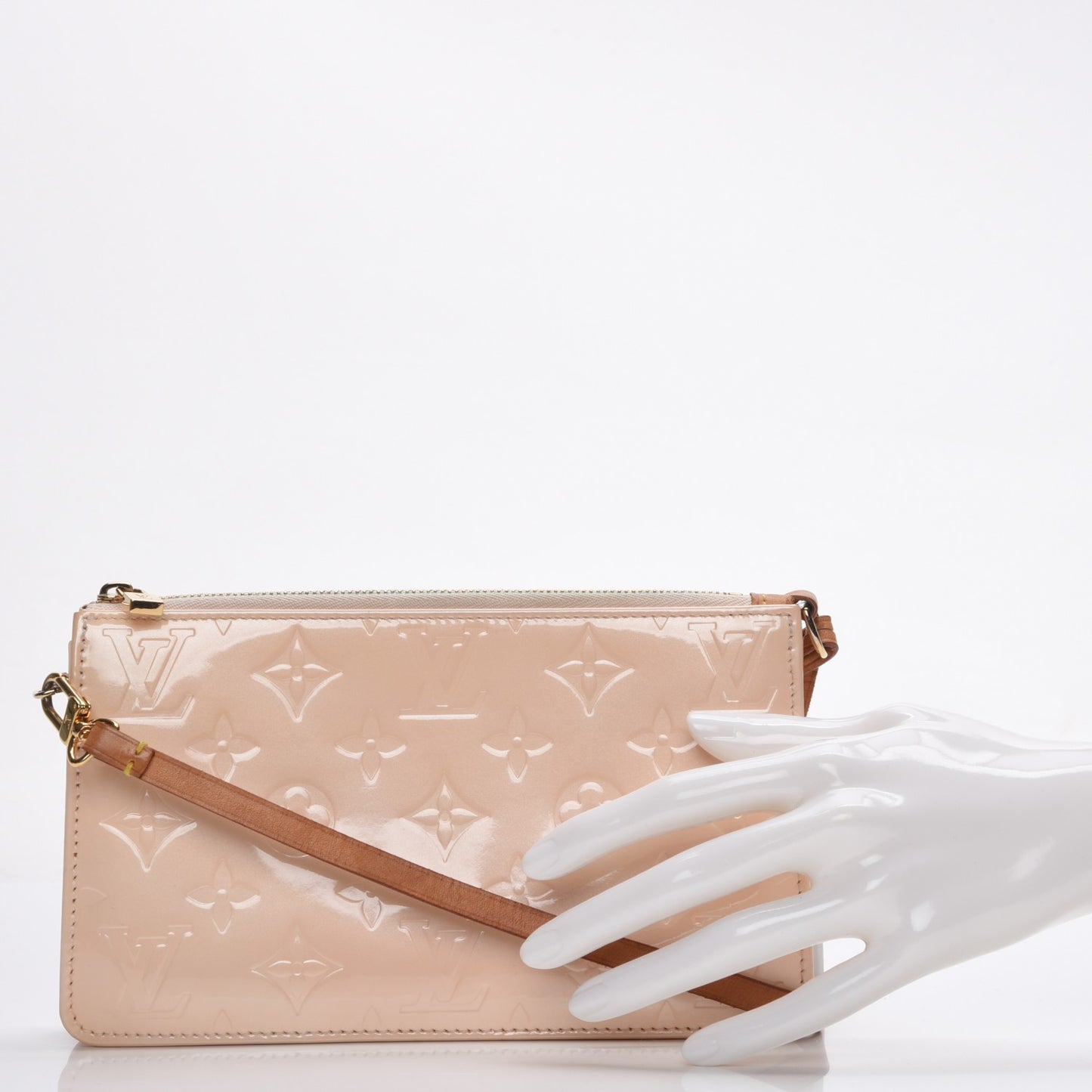 Vernis Lexington Pochette Beige