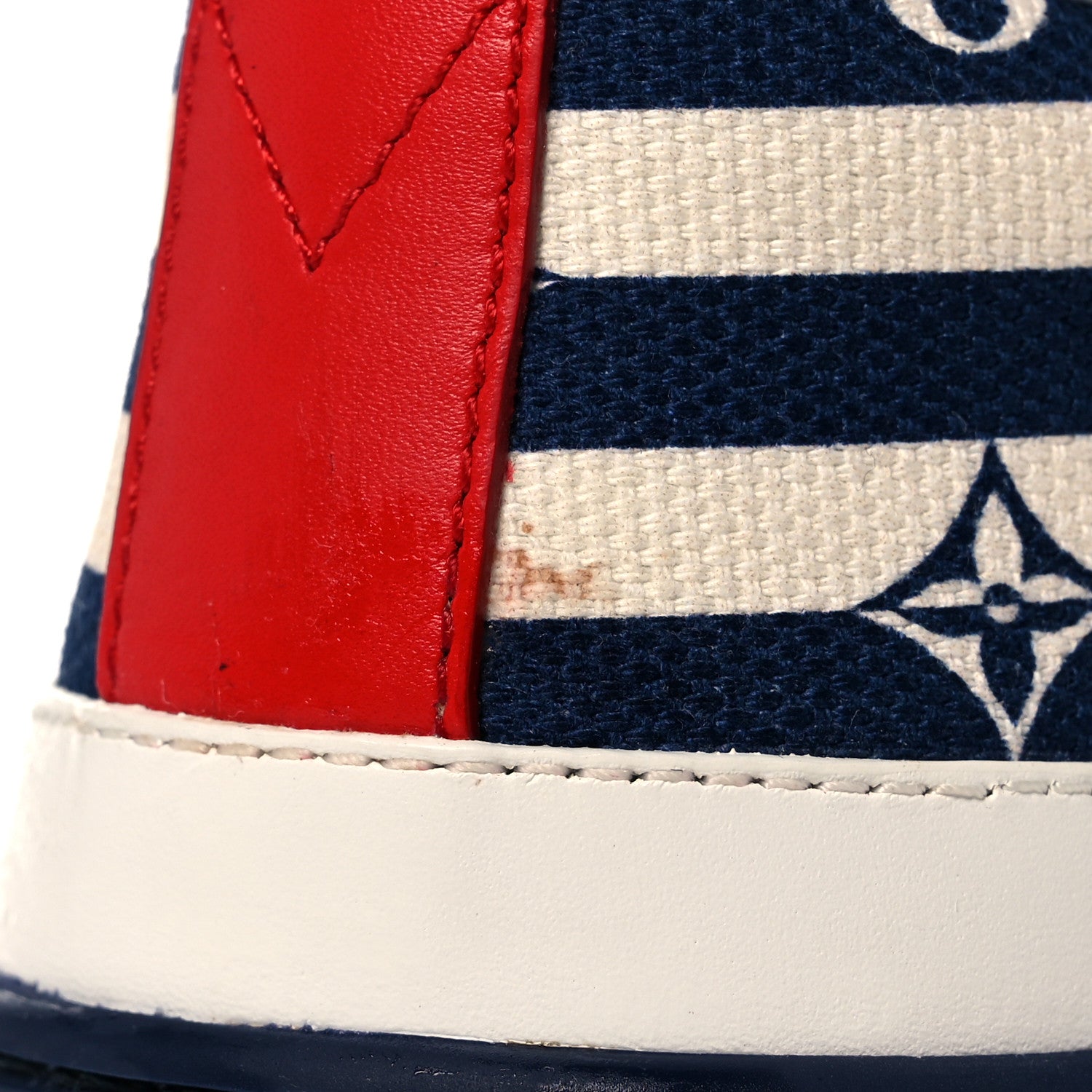 Louis Vuitton Canvas Escale Stellar Sneakers 38 Blue 8 of 8