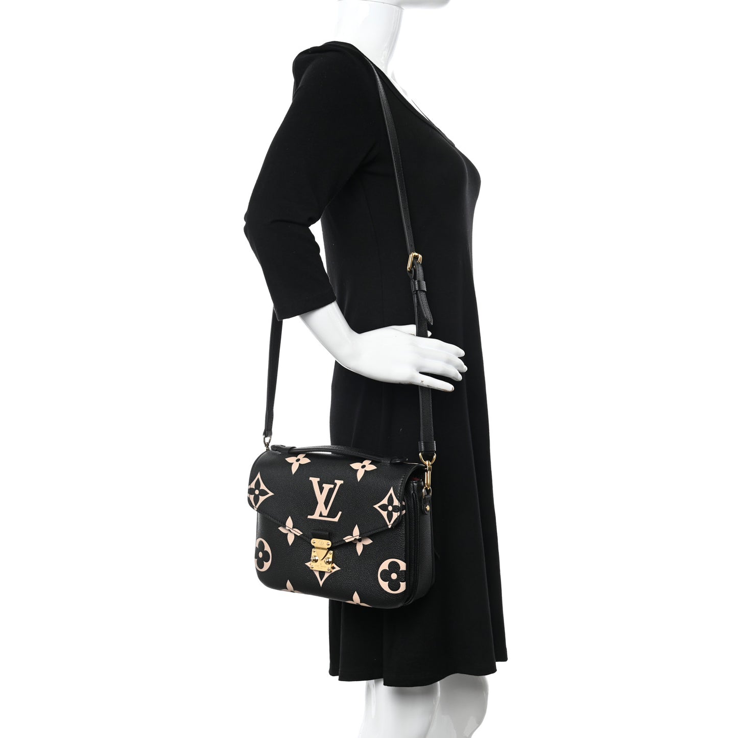 Empreinte Monogram Giant Pochette Metis Black Beige