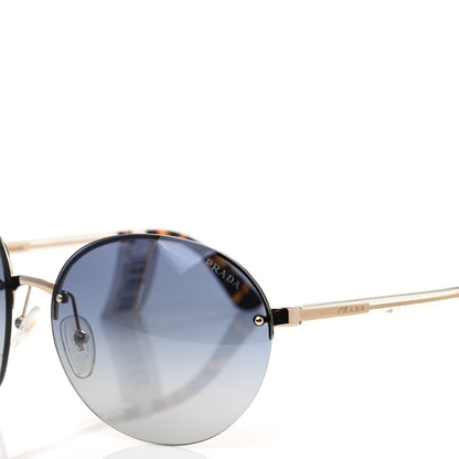 Prada Metal Round Sunglasses SPR 68V Blue 7 of 8