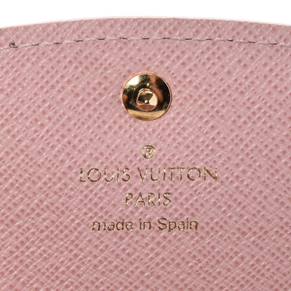 Louis Vuitton Damier Ebene Caissa Wallet Rose Ballerine 6 of 7