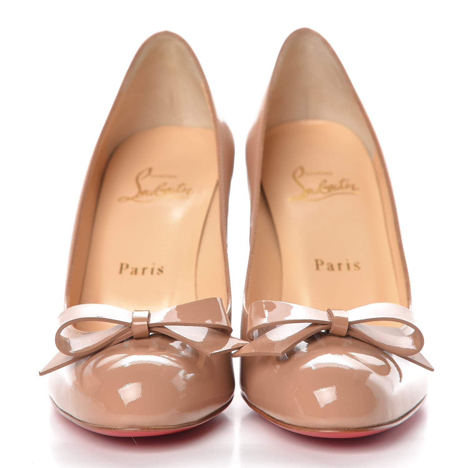 Christian Louboutin Patent Simplenodo 85 Pumps 36.5 Nude 2 of 8