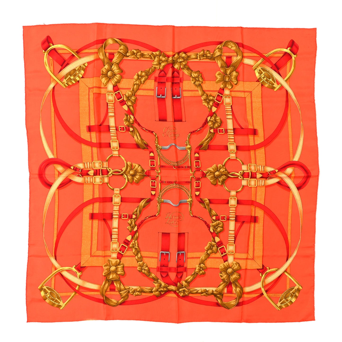 Silk Grand Manege Scarf 90