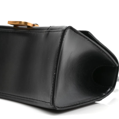 Balenciaga Shiny Box Calfskin Small Hourglass Top Handle Bag Black 8 of 8