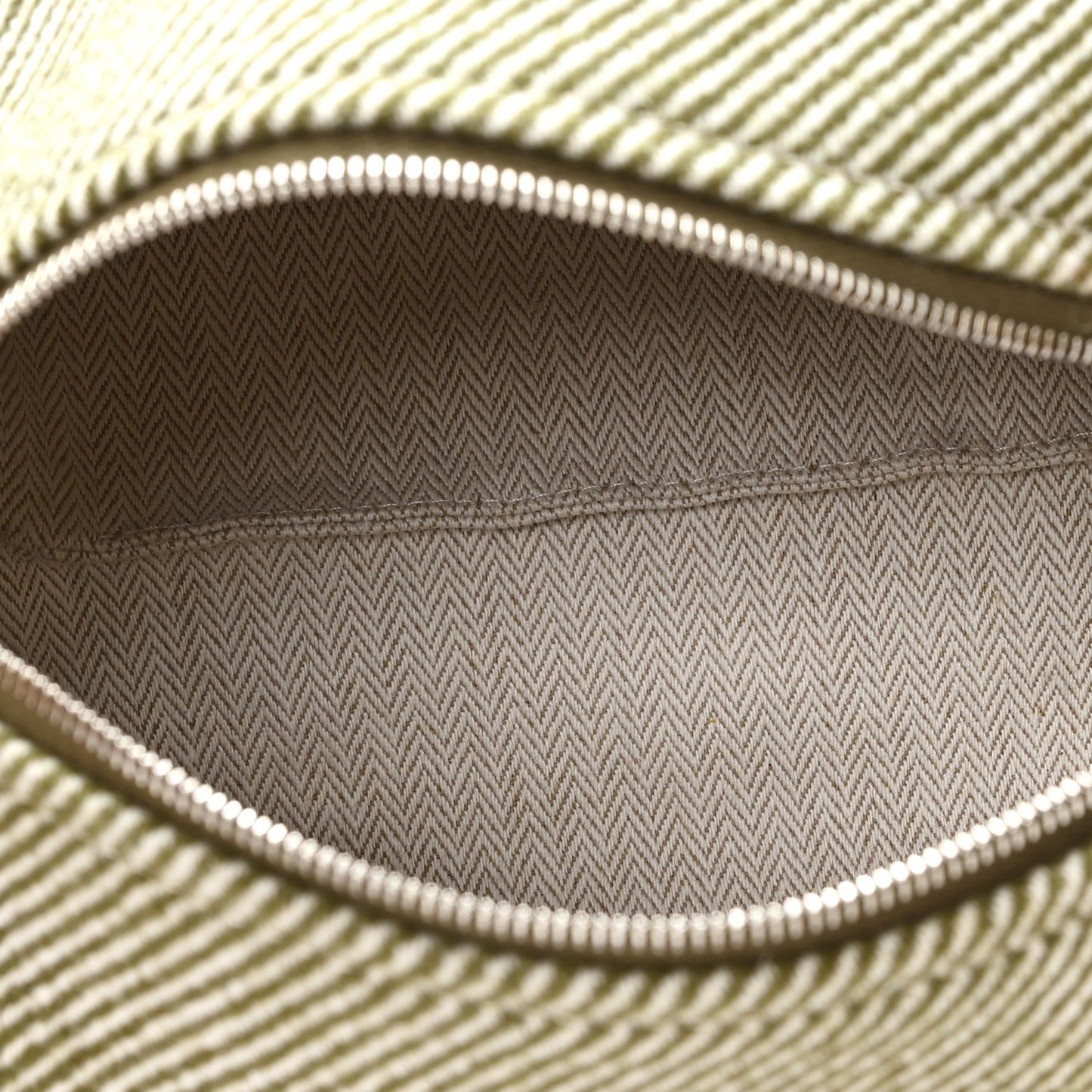 Wool Small Bride-A-Brac H Natte Pouch Vert Foret