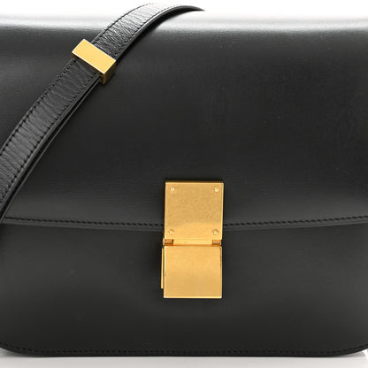 Celine Box Calfskin Medium Classic Box Flap Bag Black 8 of 11