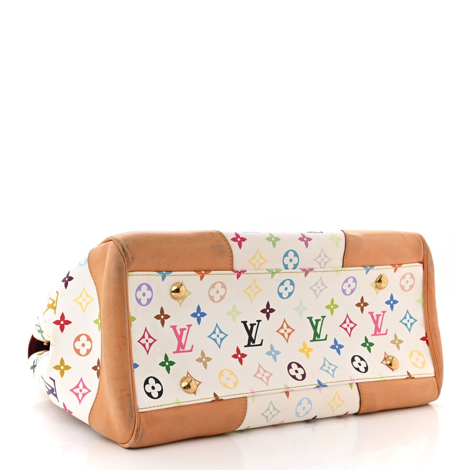 Louis Vuitton Monogram Multicolor Beverly GM White 4 of 11