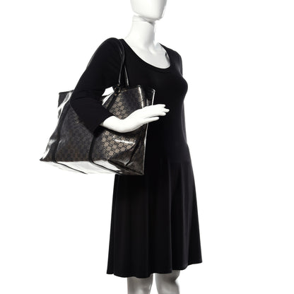 Gucci Crystal Monogram Large Joy Tote Navy 2 of 9
