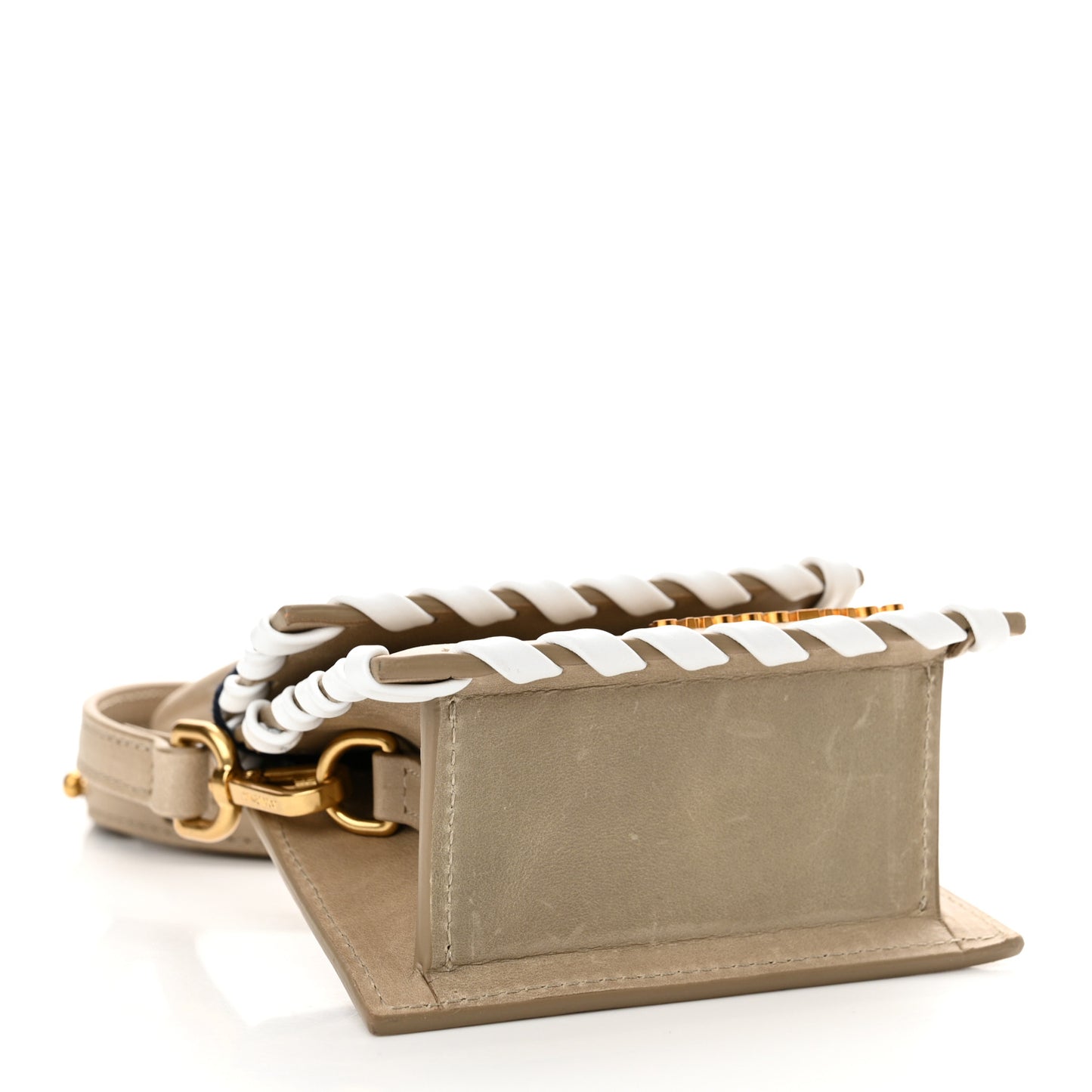 Calfskin Le Chiquito Whipstitch Beige