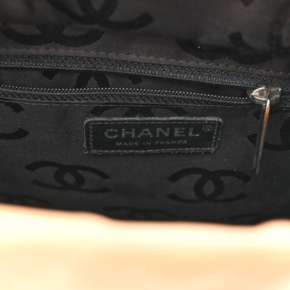 Chanel Calfskin Quilted Medium Cambon Tote Beige Black 6 of 11