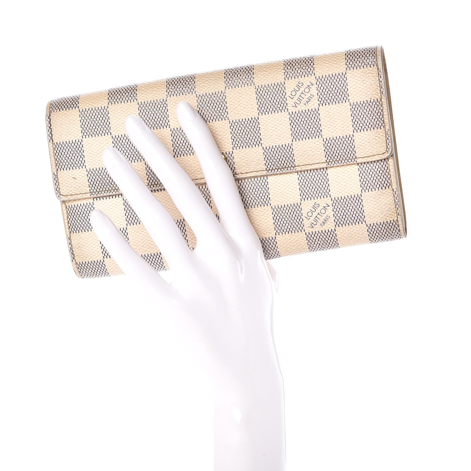 Louis Vuitton Damier Azur Sarah Wallet 2 of 10