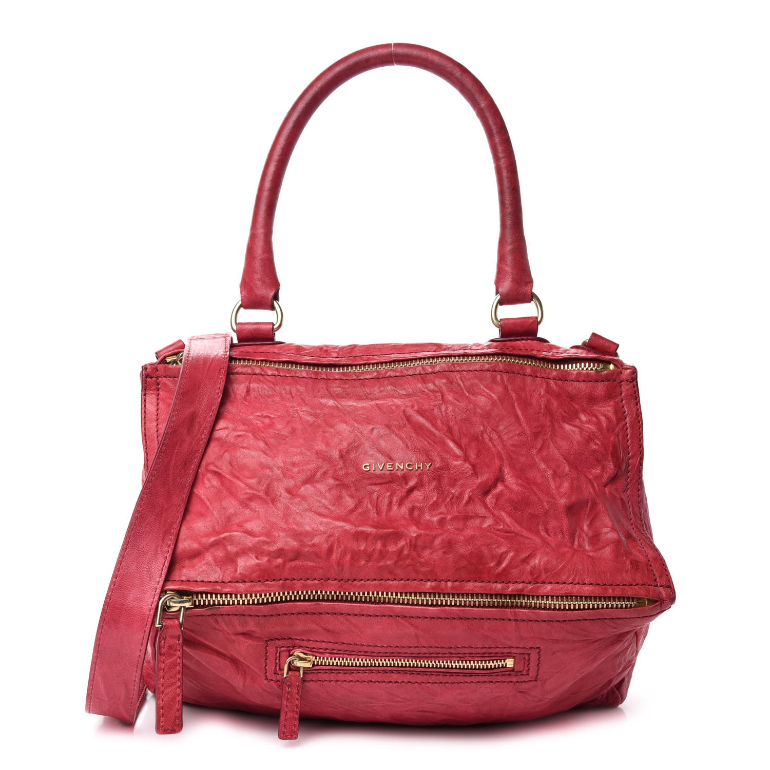 Givenchy Tumbled Sheepskin Medium Pandora Red 1 of 12