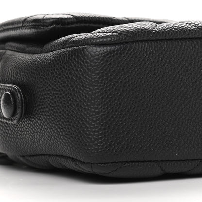 Chanel Caviar Quilted Medium Easy Flap Black 8 of 10
