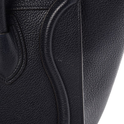 Celine Drummed Calfskin Micro Luggage Black 12 of 31