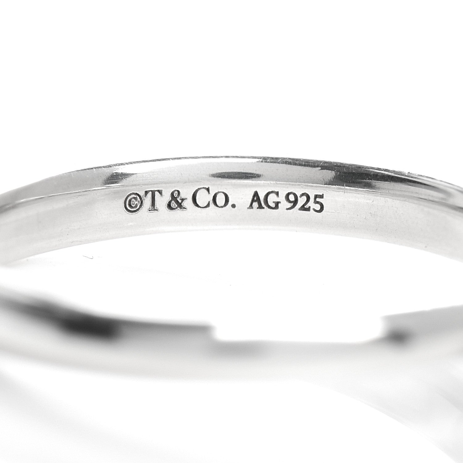 Tiffany Sterling Silver 8mm HardWear Ball Ring 50 5.5 5 of 6