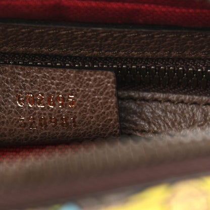 Gucci X DISNEY GG Supreme Monogram Donald Duck Small Interlocking G Belt Bag 90 36 Beige Multicolor New Acero 7 of 10