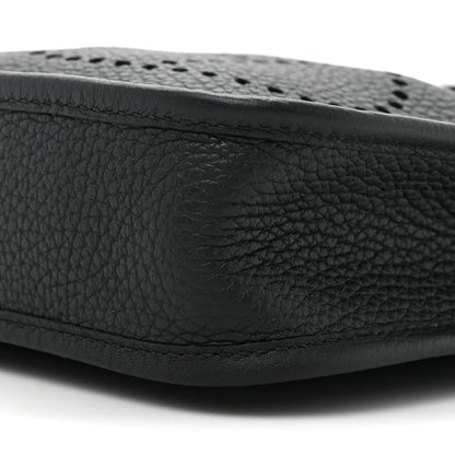Hermes Taurillon Clemence Evelyne TPM Black 7 of 8