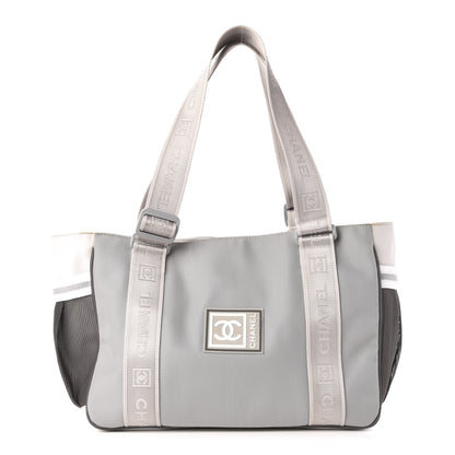 Chanel Nylon Sport Tote Grey 1 of 13