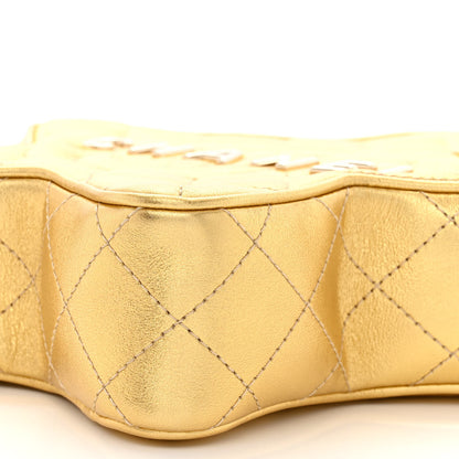 Chanel Metallic Lambskin Quilted Walk Of Fame Star Bag Gold 10 of 11