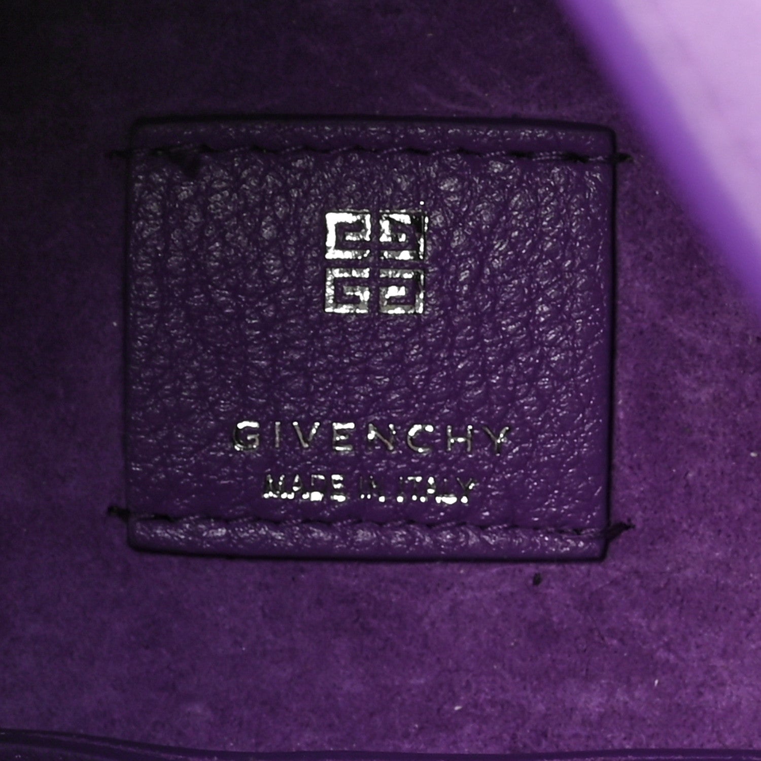 Givenchy Textured Calfskin Mini G Hobo Purple 6 of 8