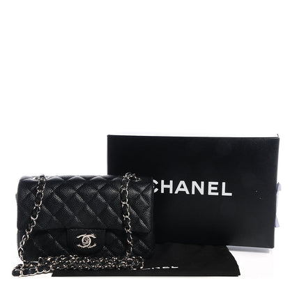 Chanel Caviar Quilted Mini Flap Bag Black 5 of 9