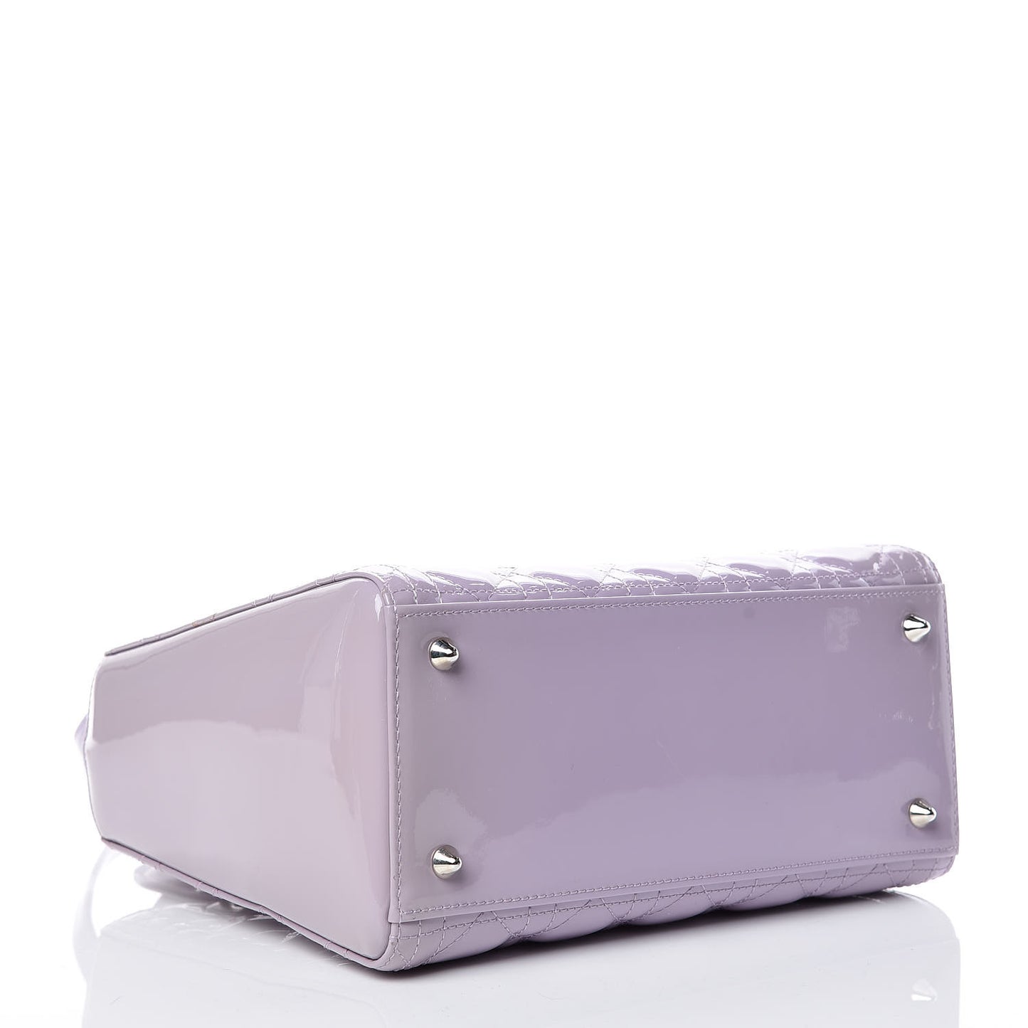 Patent Cannage Medium Lady Dior Lilac