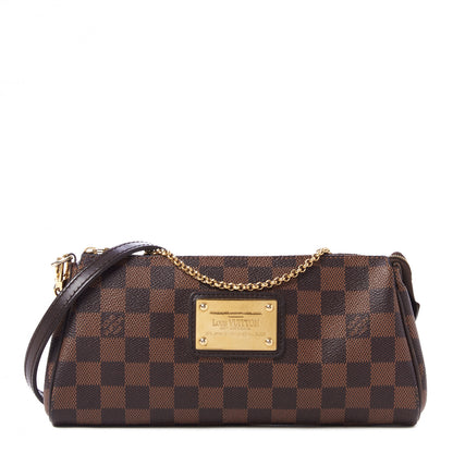 Louis Vuitton Damier Ebene Eva Clutch 1 of 8