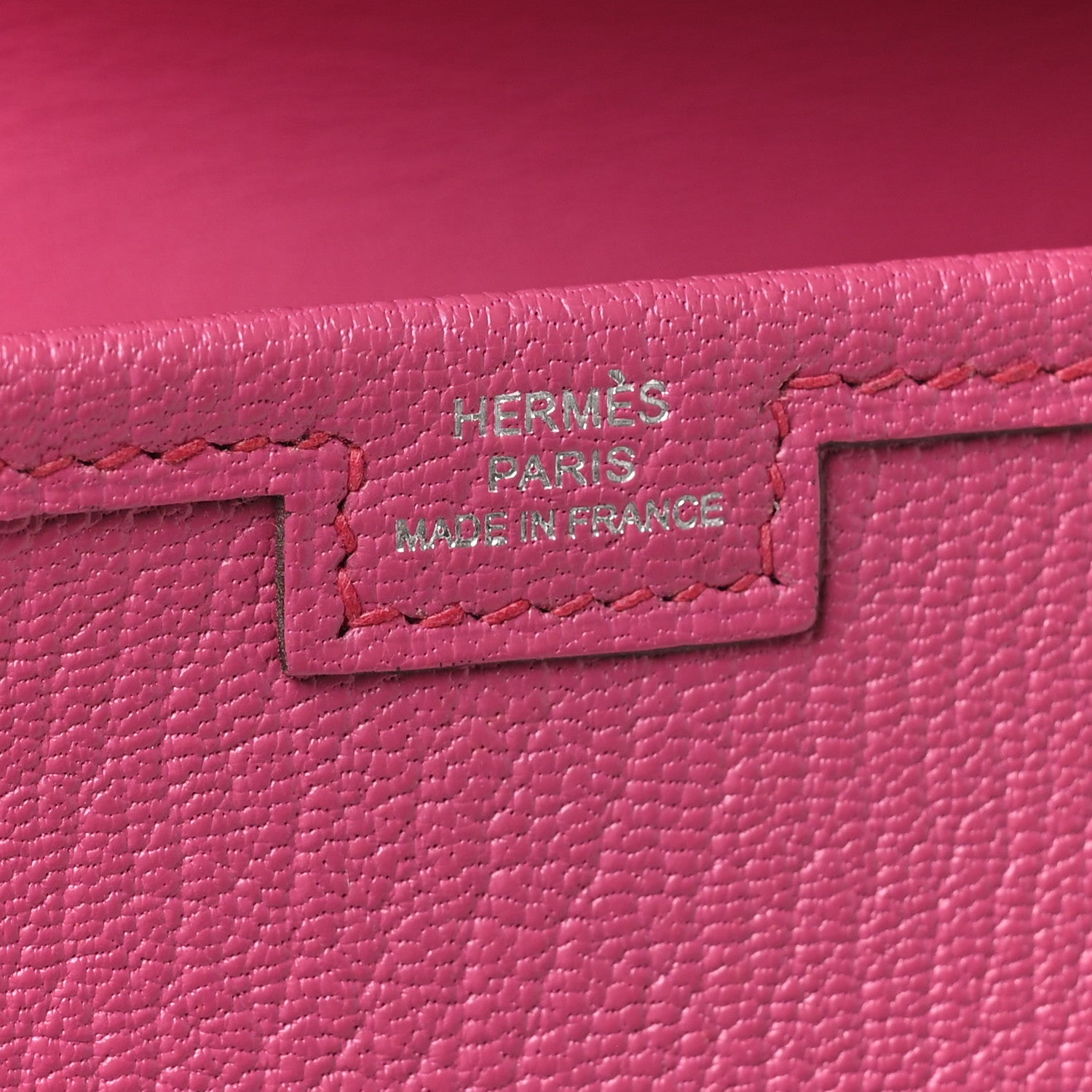Hermes Chevre Mysore Jige Elan 29 Clutch Rose Shocking 7 of 8